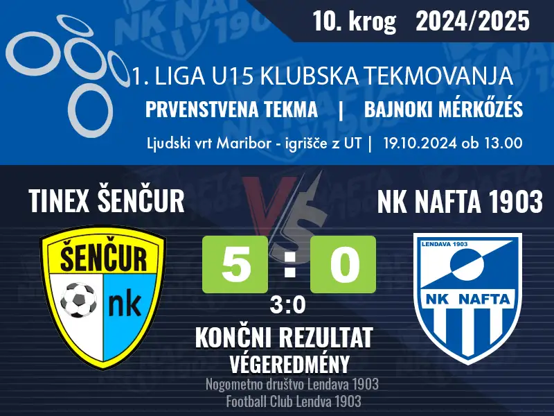10. KROG &ndash; 1LIGA U-15
