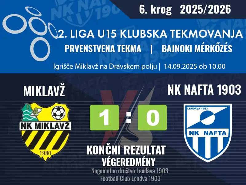 6. KROG – 2.LIGA U-15