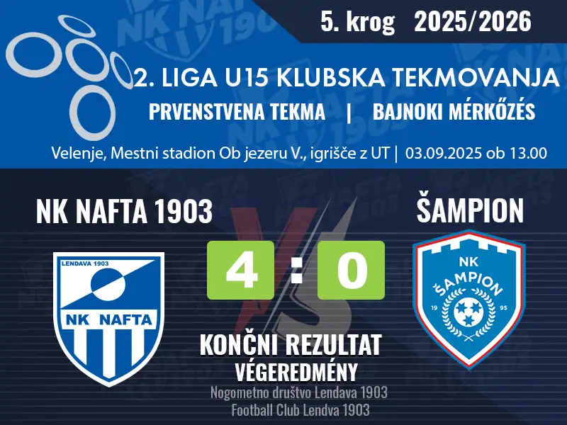 5. KROG – 2.LIGA U-15