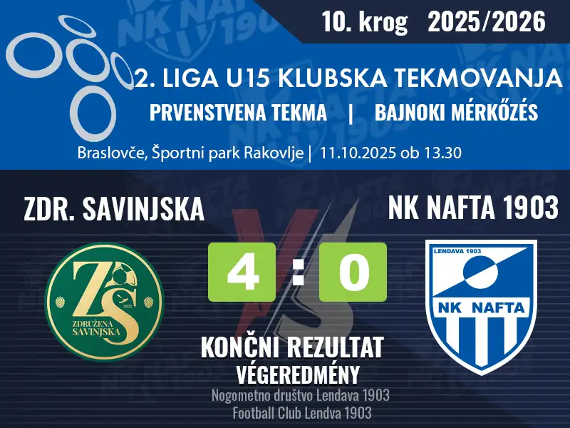 10. KROG – 2.LIGA U-15