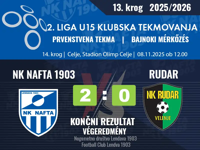 13. KROG – 2.LIGA U-15