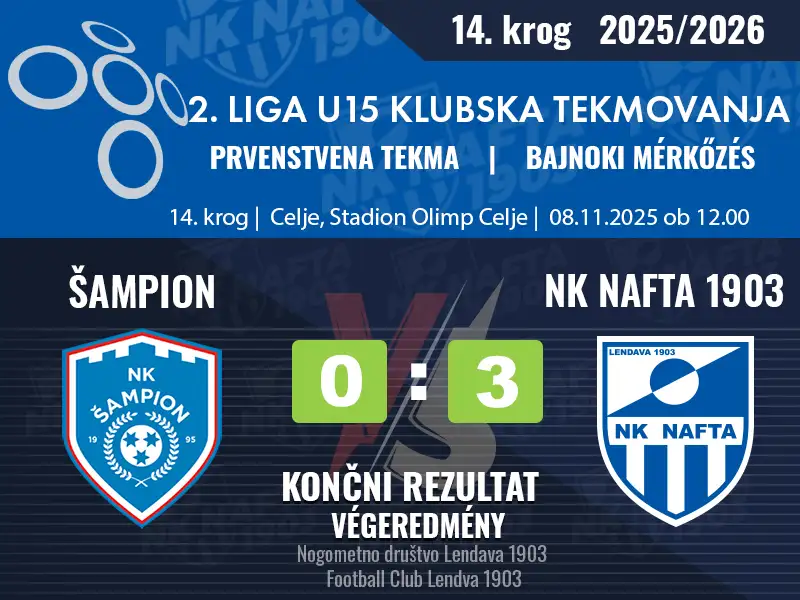 14. KROG – 2.LIGA U-15