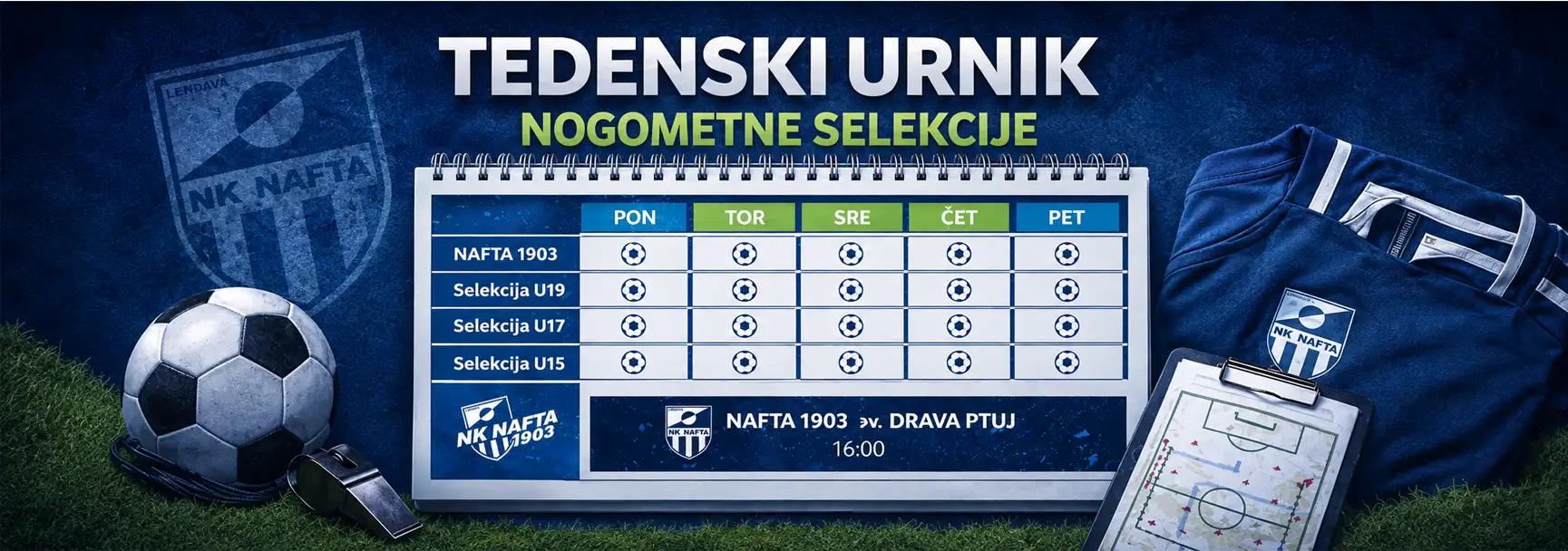 tedenski spored selekcij