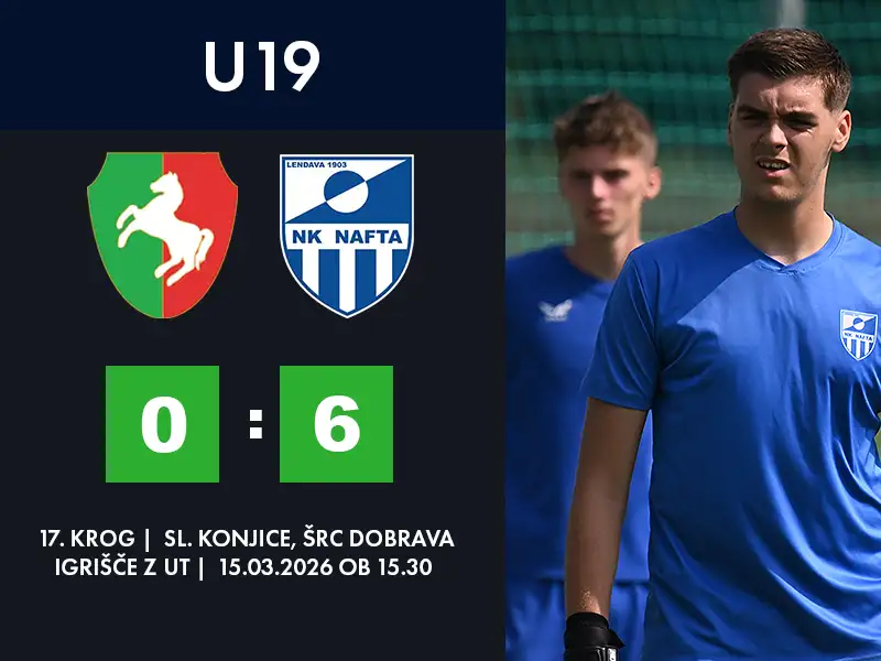 Rezultat tekme Dravinja -Nk Nafta 1903 0:6