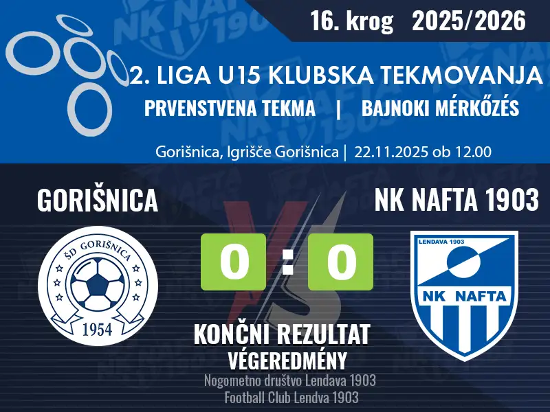 16. KROG – 2.LIGA U-15
