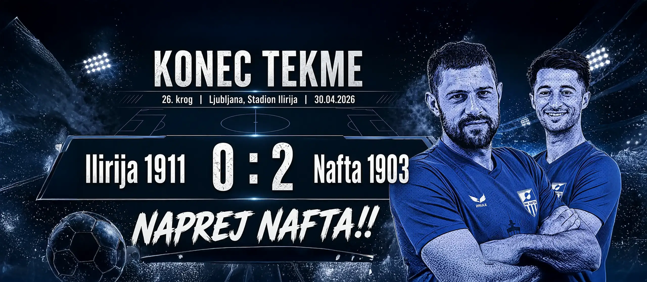 26. krog Ljubljana, Stadion Ilirija 30.04.2026 ob 17.00 6