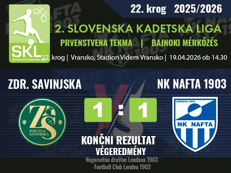 22. KROG – 2LIGA U-17