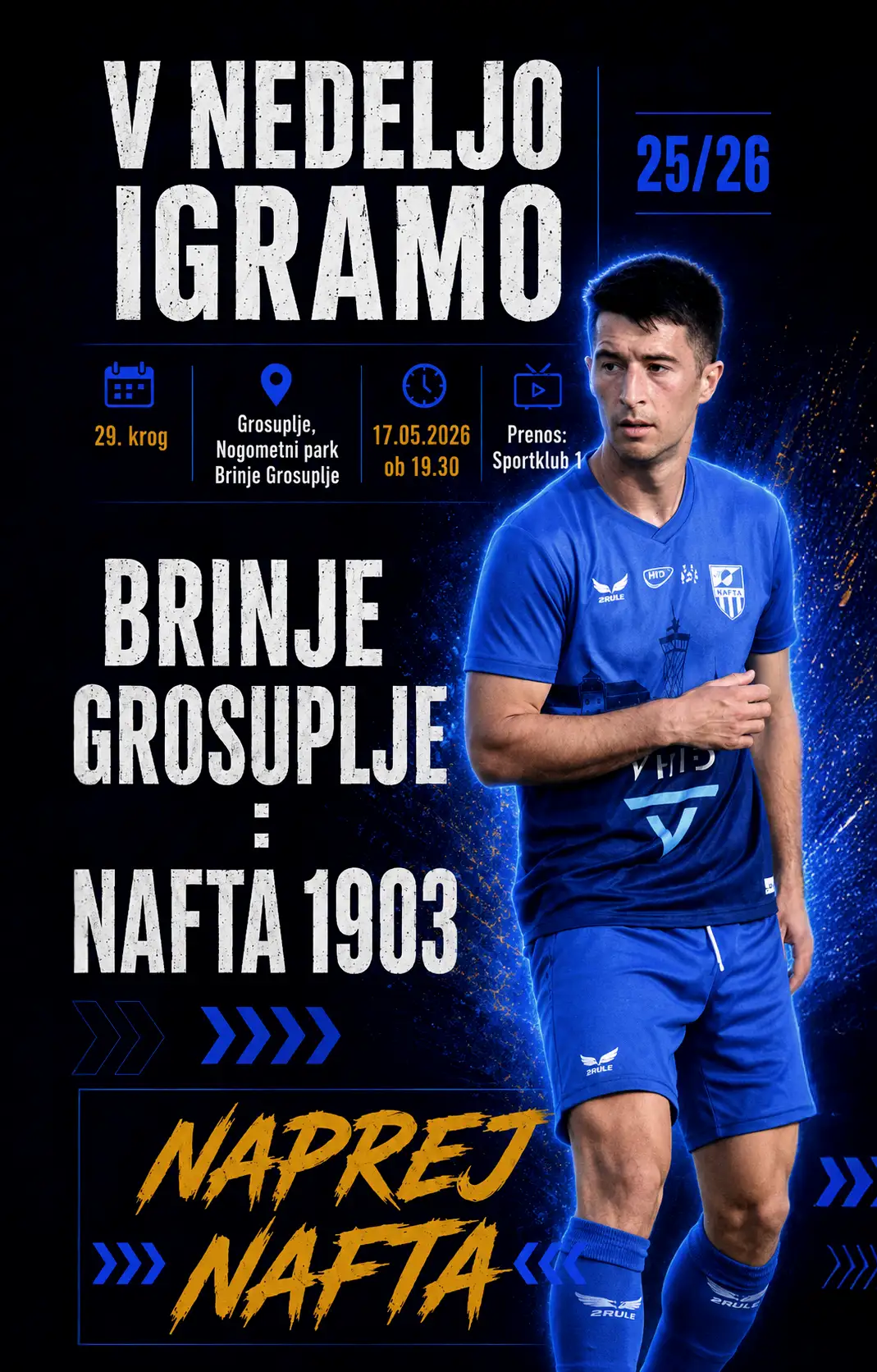 Nedelja, 17.maj 2026 Grosuplje, Nogometni park Brinje Grosuplje 2