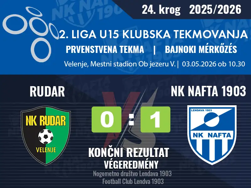 24. KROG – 2.LIGA U-15