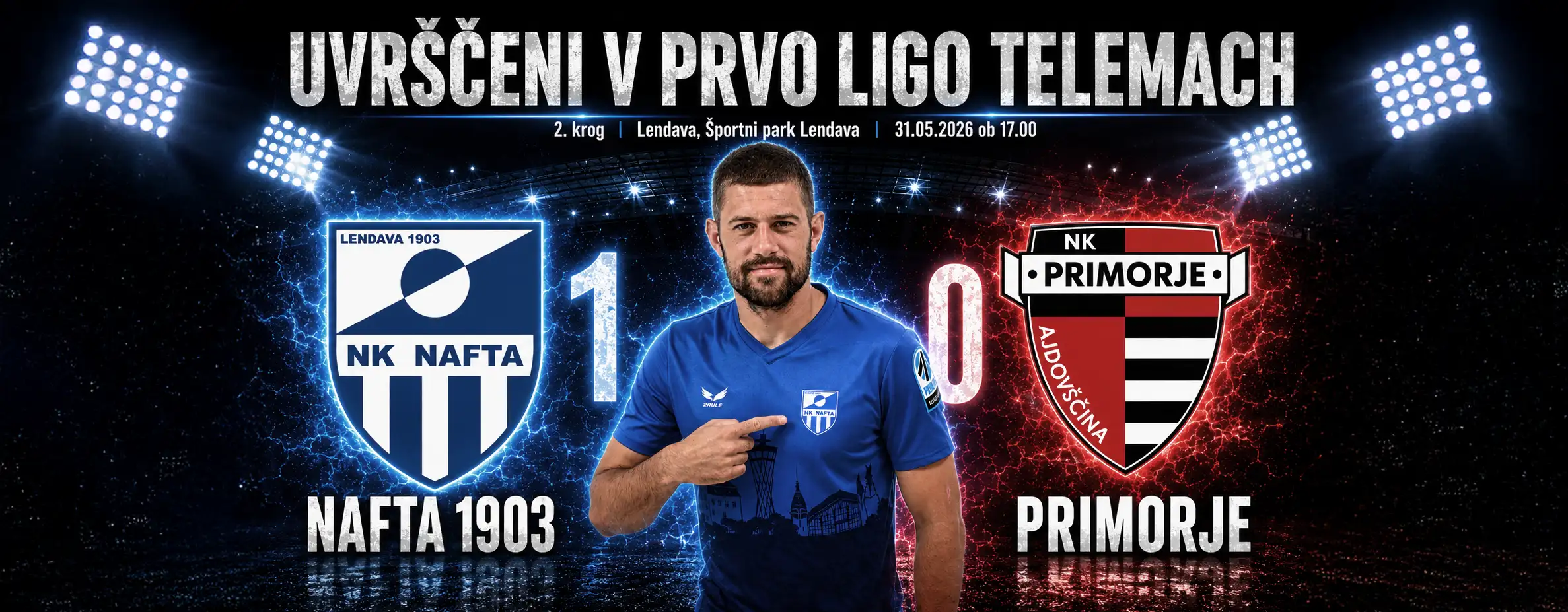 Uvrščeni v prvo ligo Telemach