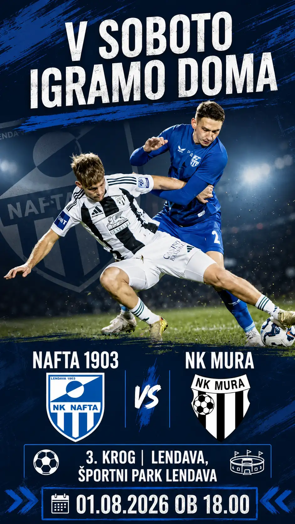 3. krog Lendava, Športni park Lendava 01.08.2026 ob 18.00 2