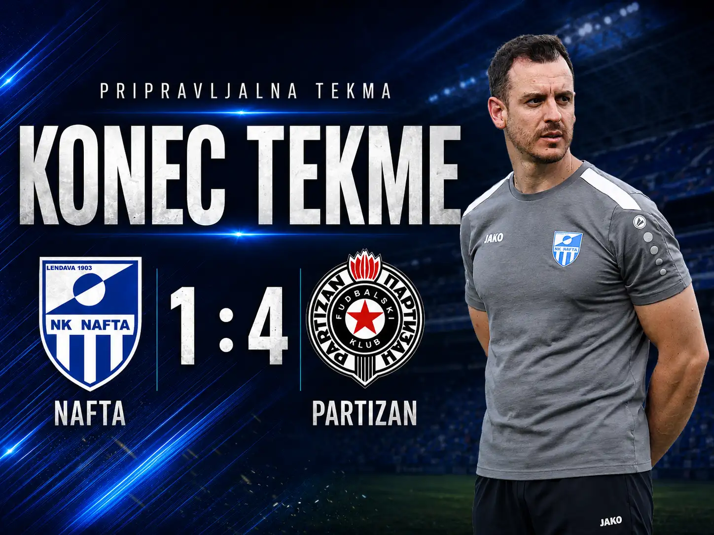 Nafta1903 Partizan pripravljalna tekma 2026 27 Gonzalo Escudero