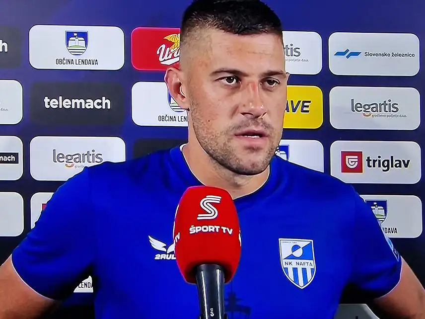 Intervju z Amadejem Marošo po tekmi 7 kroga Nafta 1903 Maribor 2