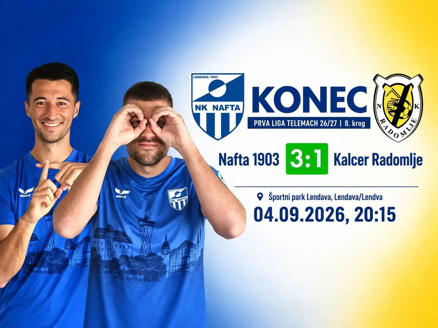 Konec tekme Nafta 1903 Radomlje 6